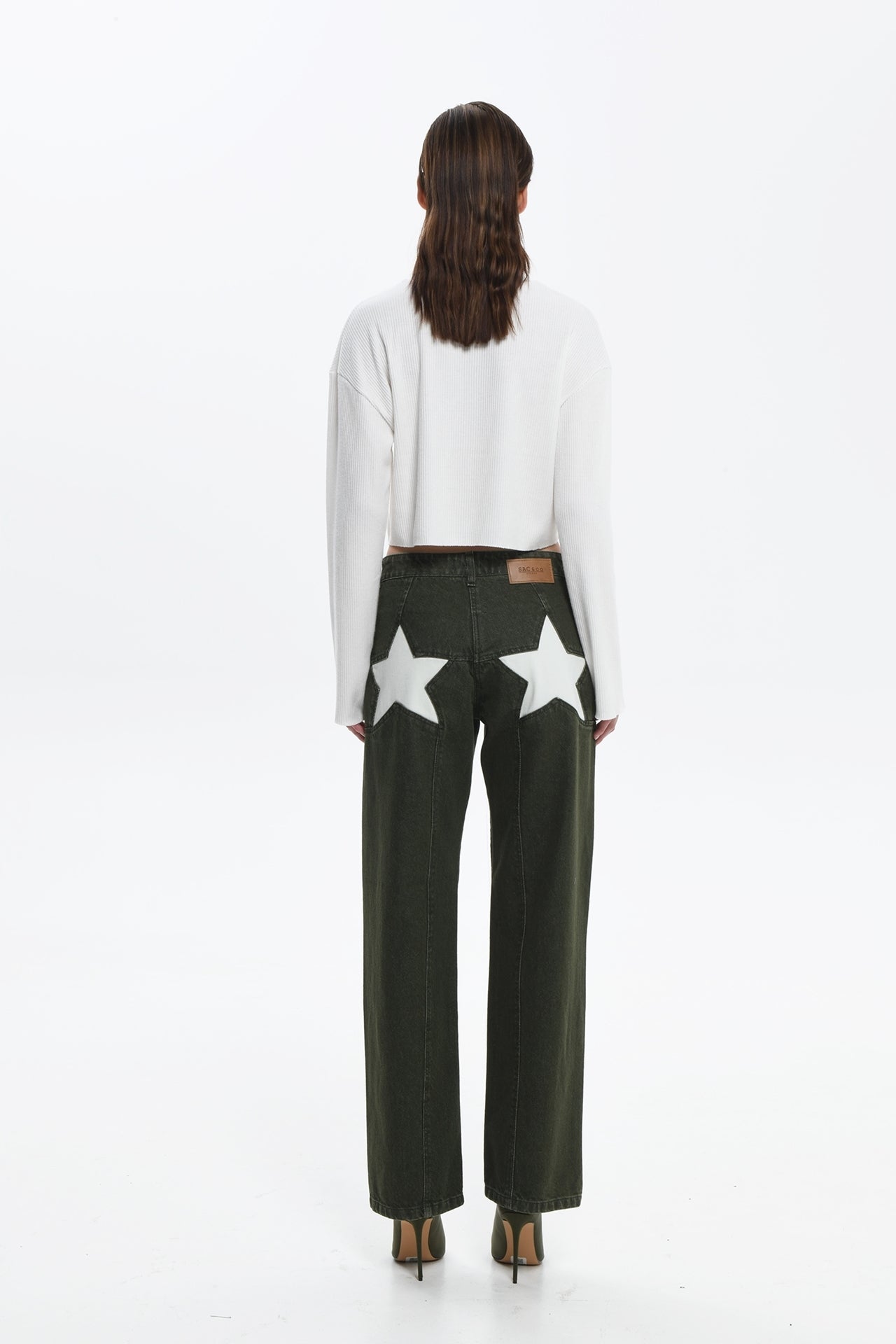 STACIE KHAKI STARS DENIM