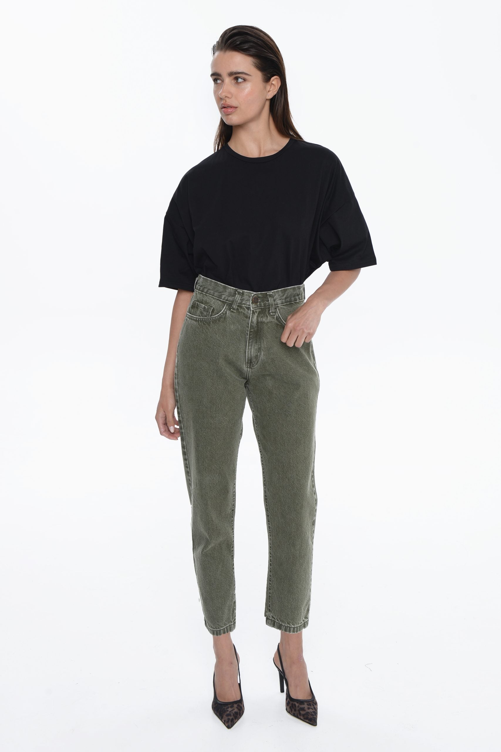 Lima Slouchy Khaki