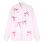 MILKWHITE Pink Oversized Shirt