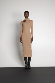 LOTUS DRESS BEIGE