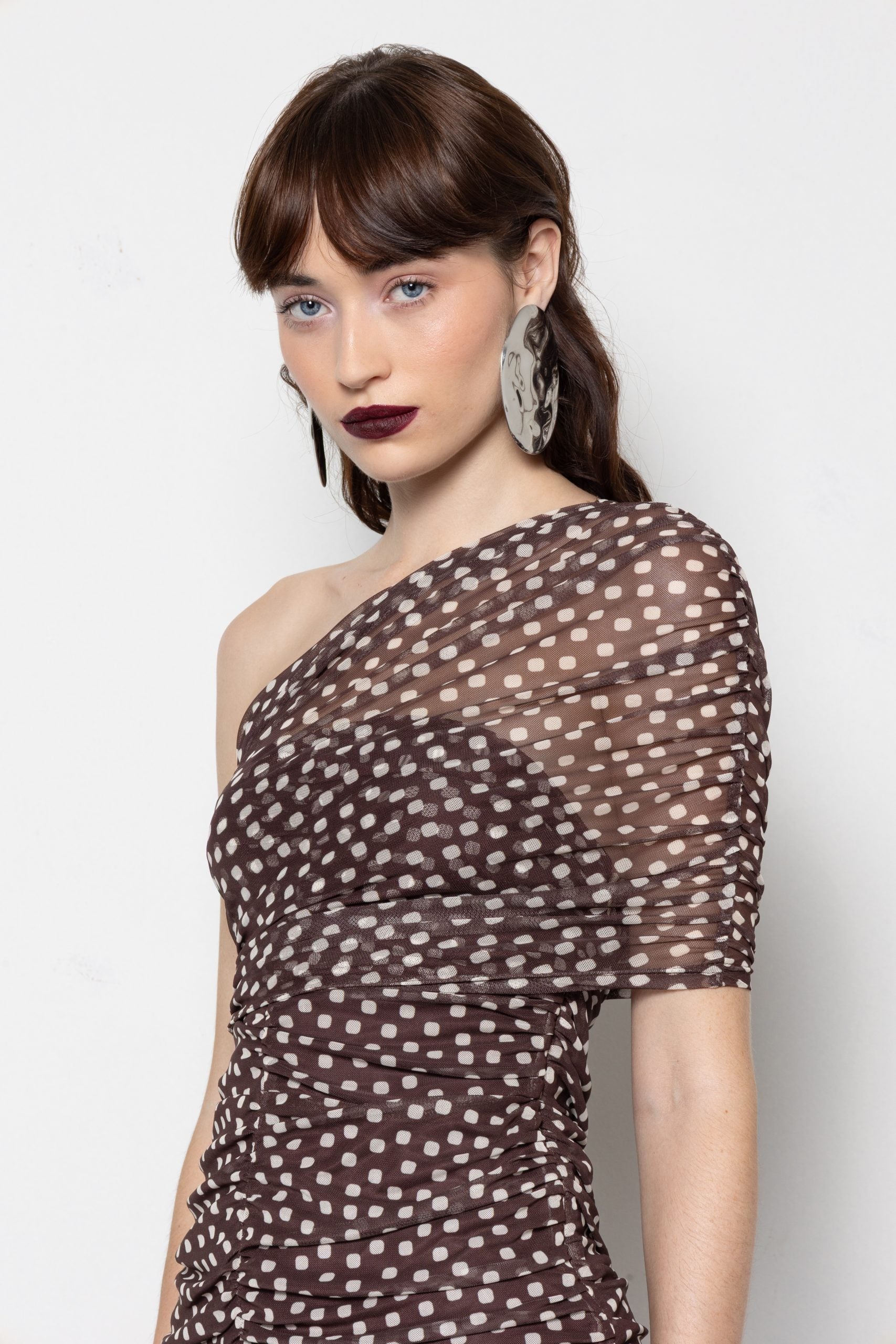 MALLORY MONSOON POLKA DOT DRESS