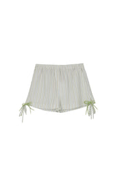 MILKWHITE SHORTS WITH BOWS