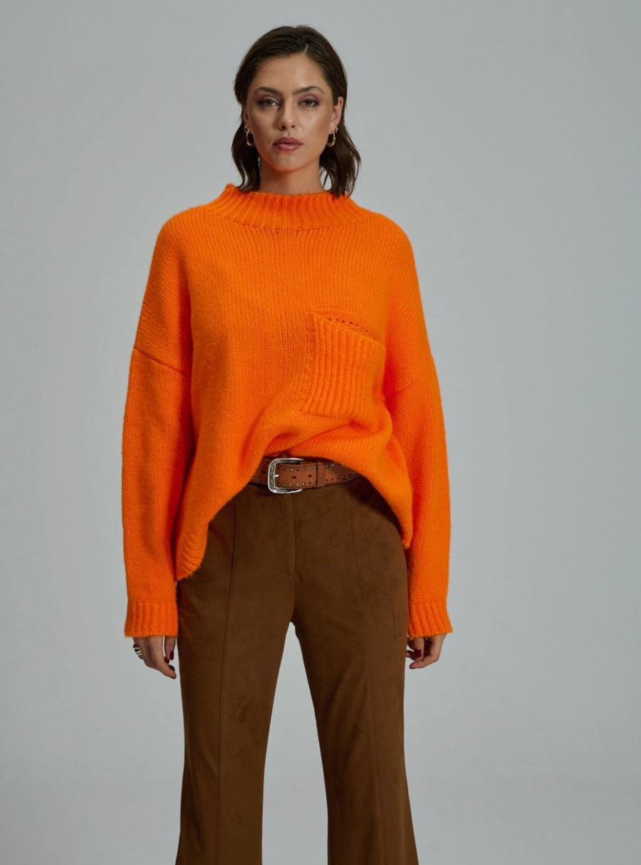 PROJECT SOMA GRANADA ORANGE SWEATER