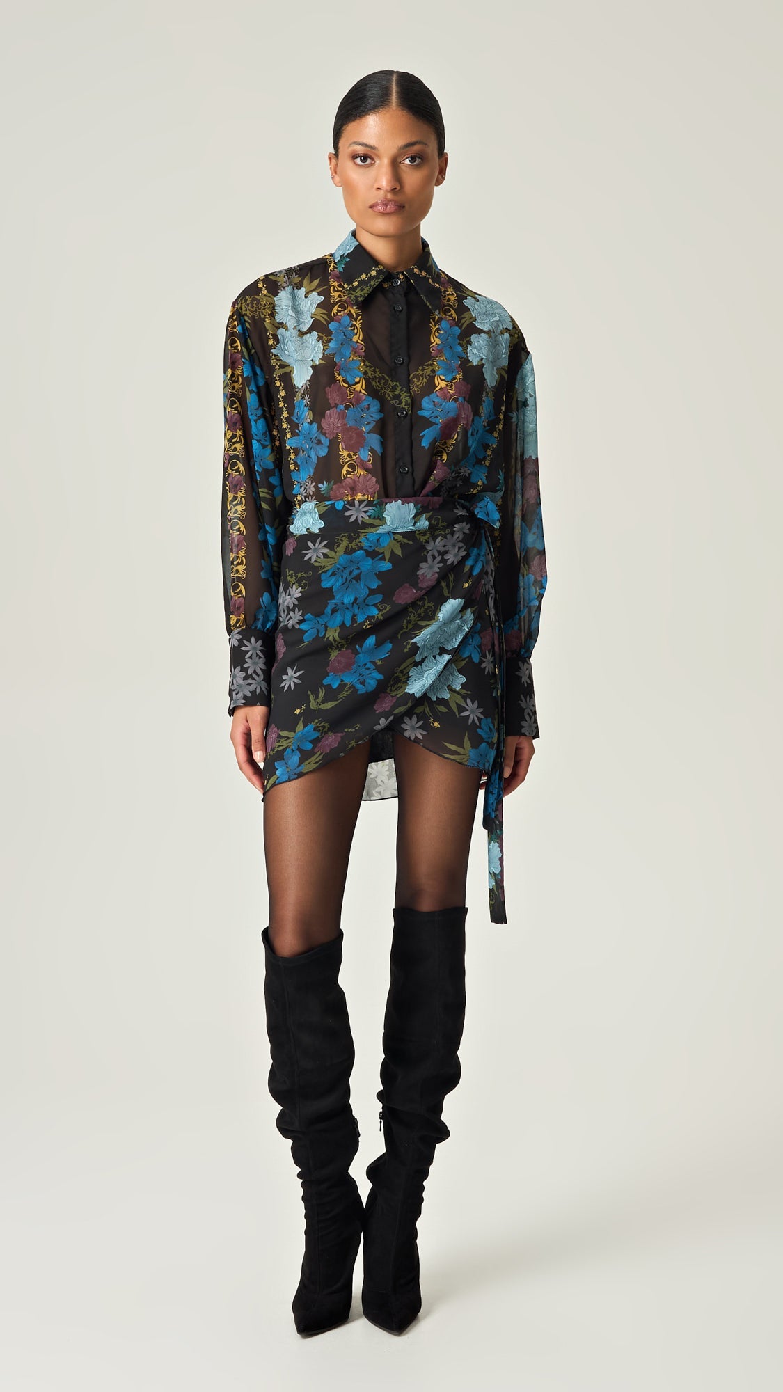 NOCTURNAL GARDEN OVERSIZED SHIRT