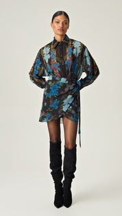 NOCTURNAL GARDEN OVERSIZED SHIRT