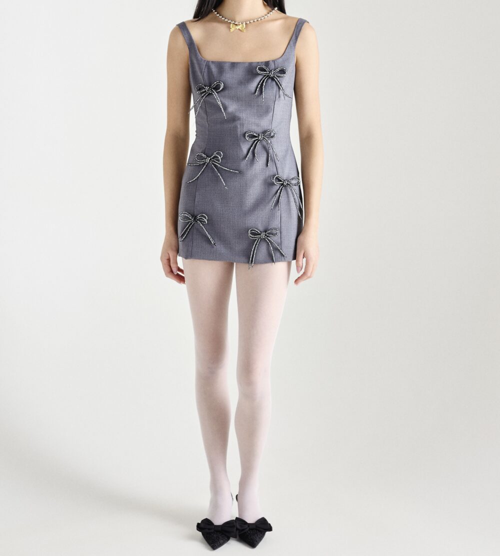 MILKWHITE MINI BOW DRESS