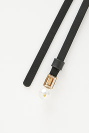 LEATHER TWIST LILOU ΜΑΥΡΗ ΖΩΝΗ