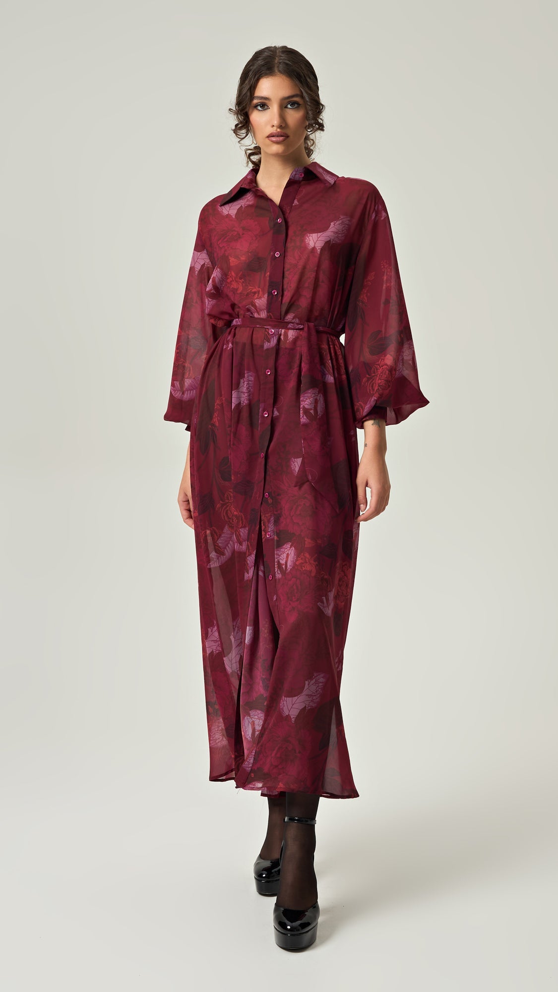 CRIMSON ALLURE SHIRTDRESS - COMING SOON