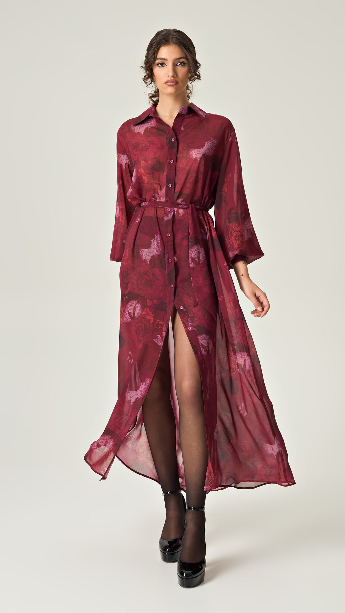 CRIMSON ALLURE SHIRTDRESS - COMING SOON