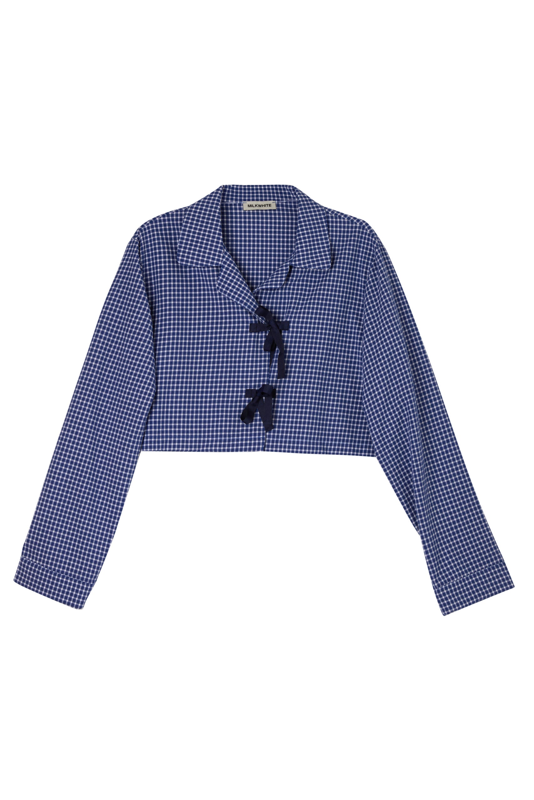 MILK WHITE CROPPED SHIRT