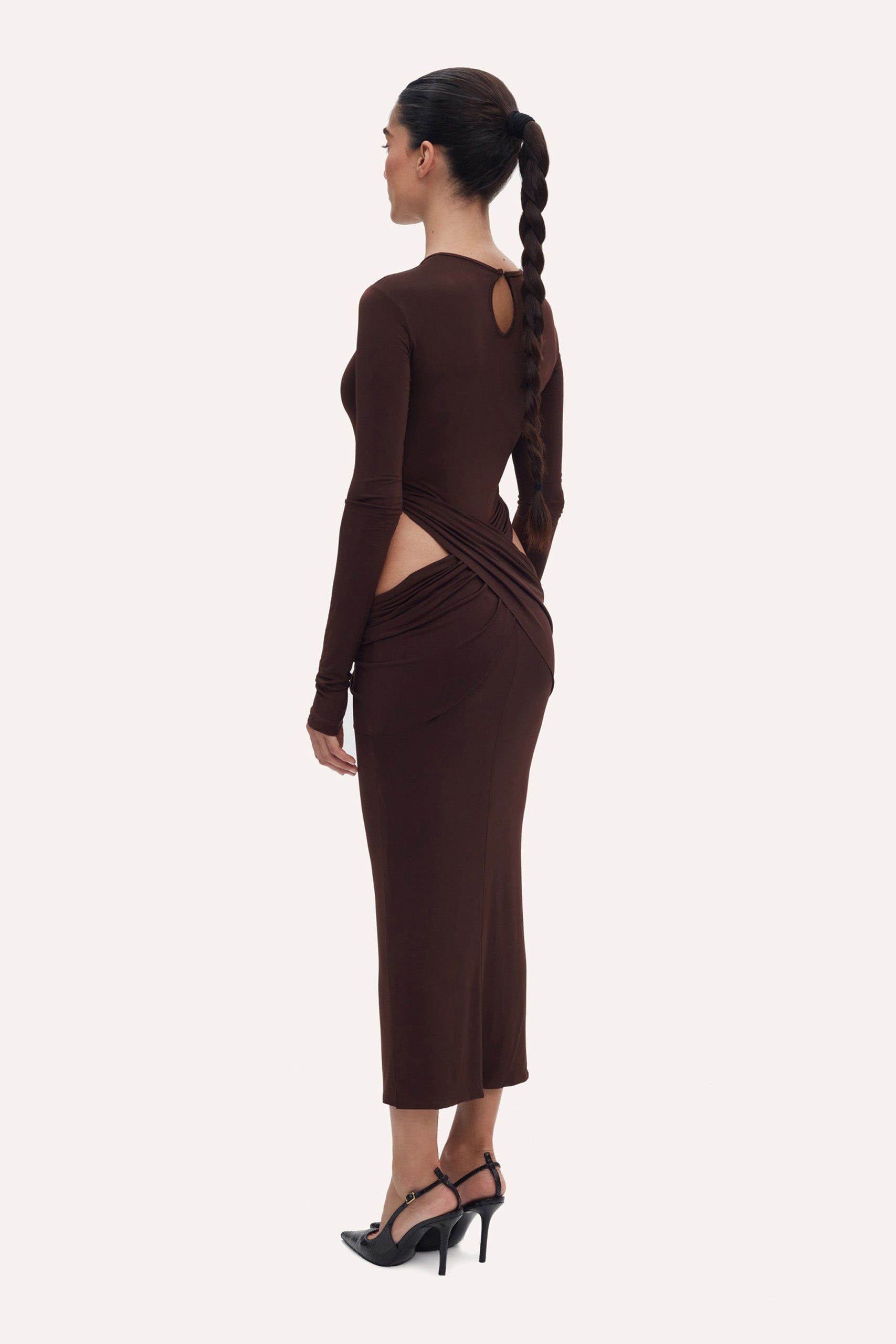 CASANDRA MARRONE DRESS