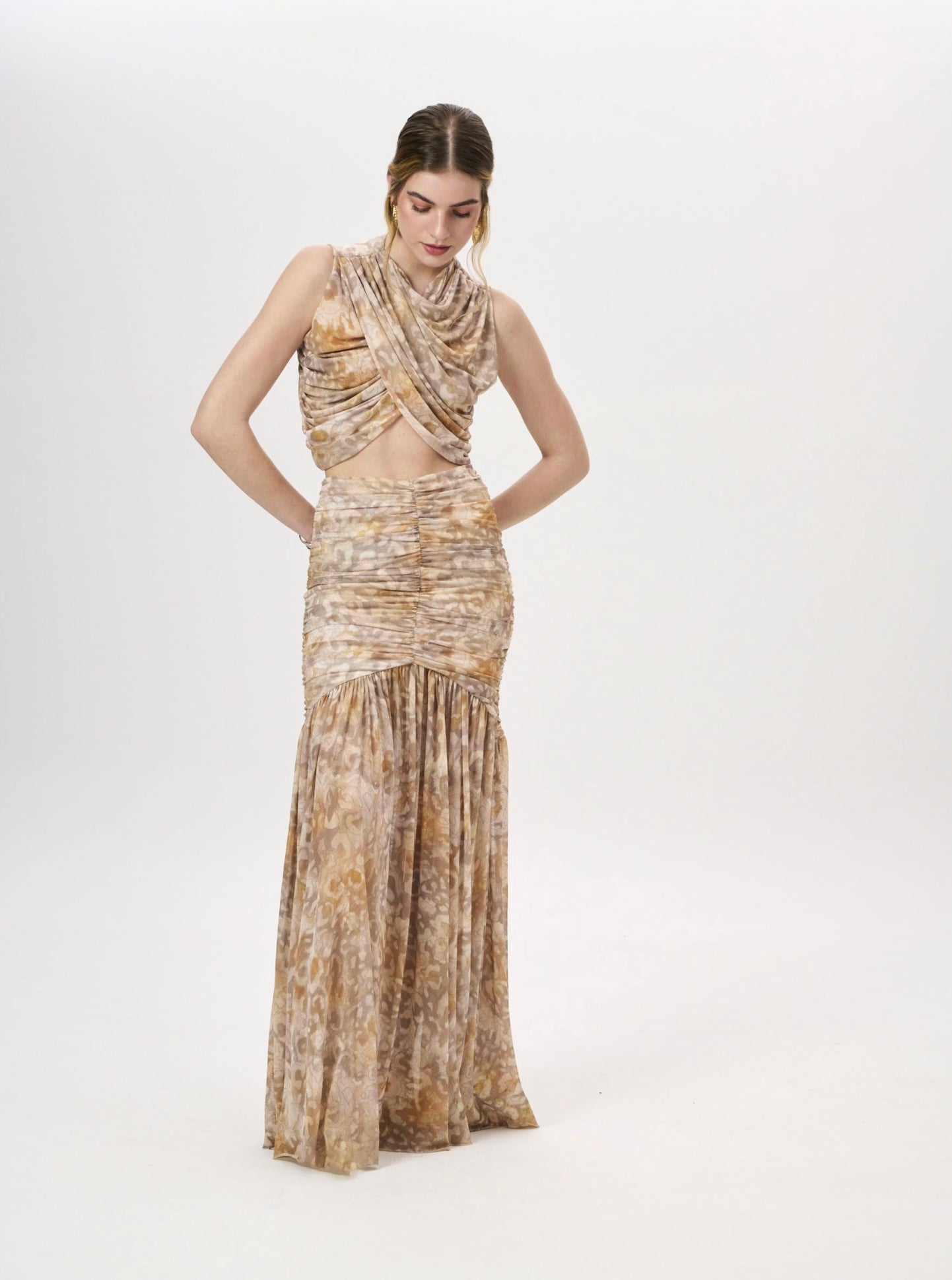 PROJECT SOMA NERIMA BEIGE SKIRT