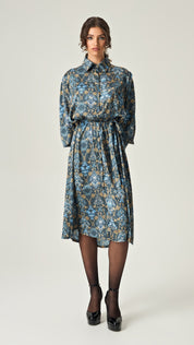 REGAL REVERIE SATIN SHIRTDRESS - COMING SOON