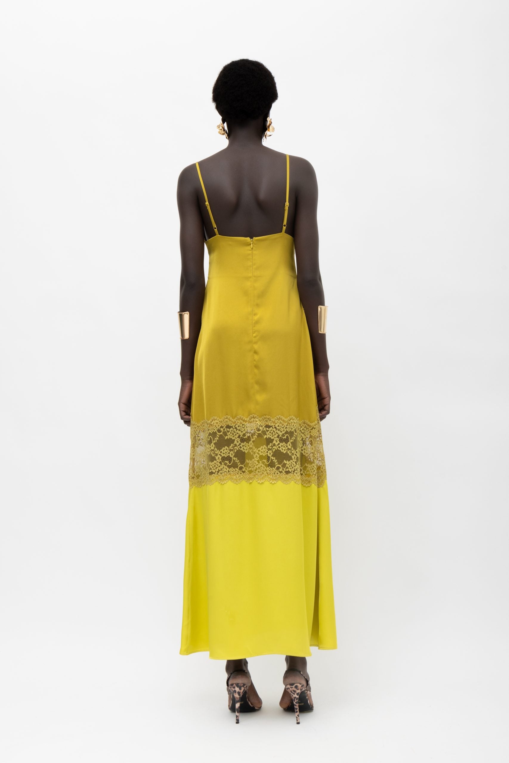 LALIBELA OLIVE DRESS
