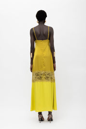 LALIBELA OLIVE DRESS