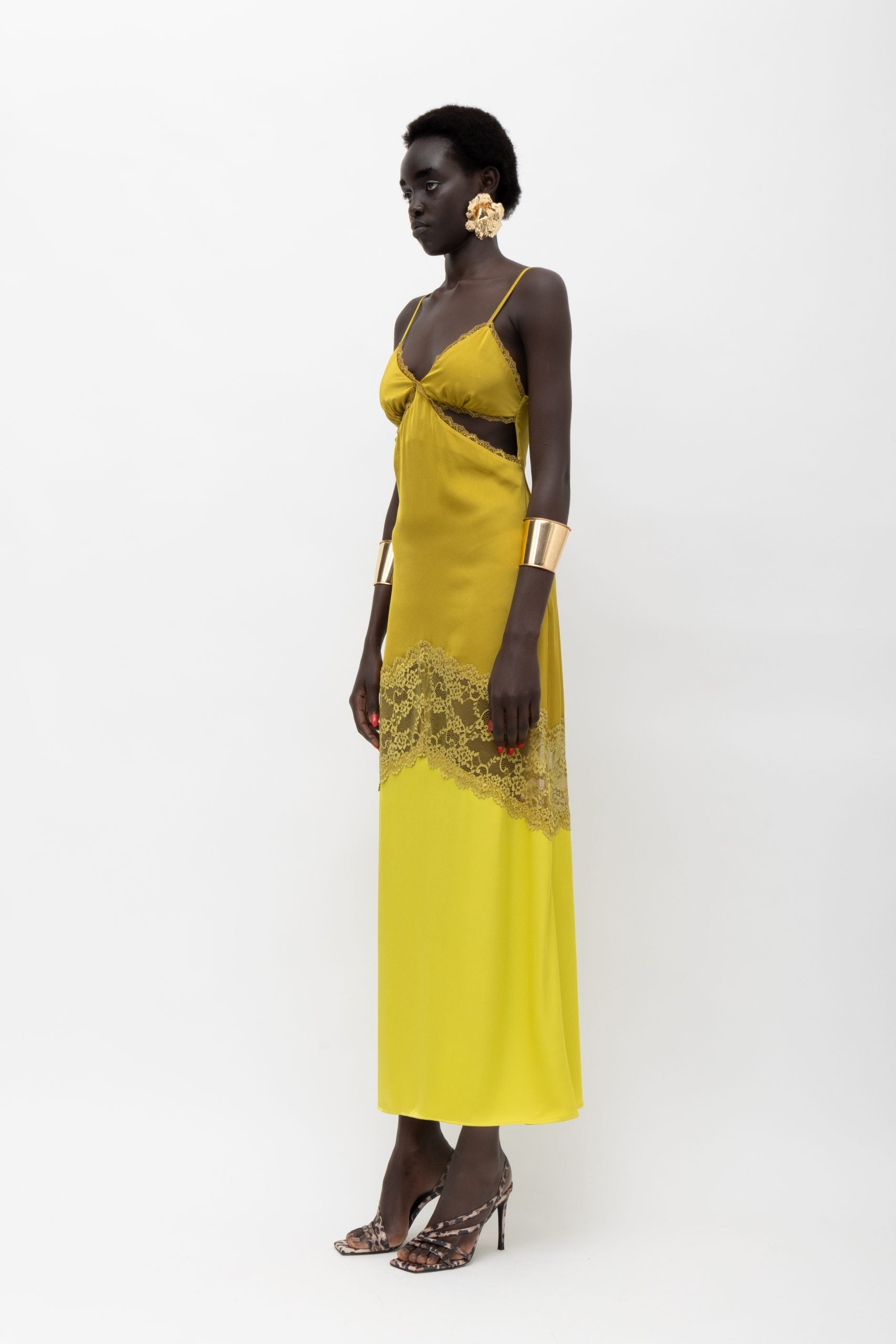 LALIBELA OLIVE DRESS