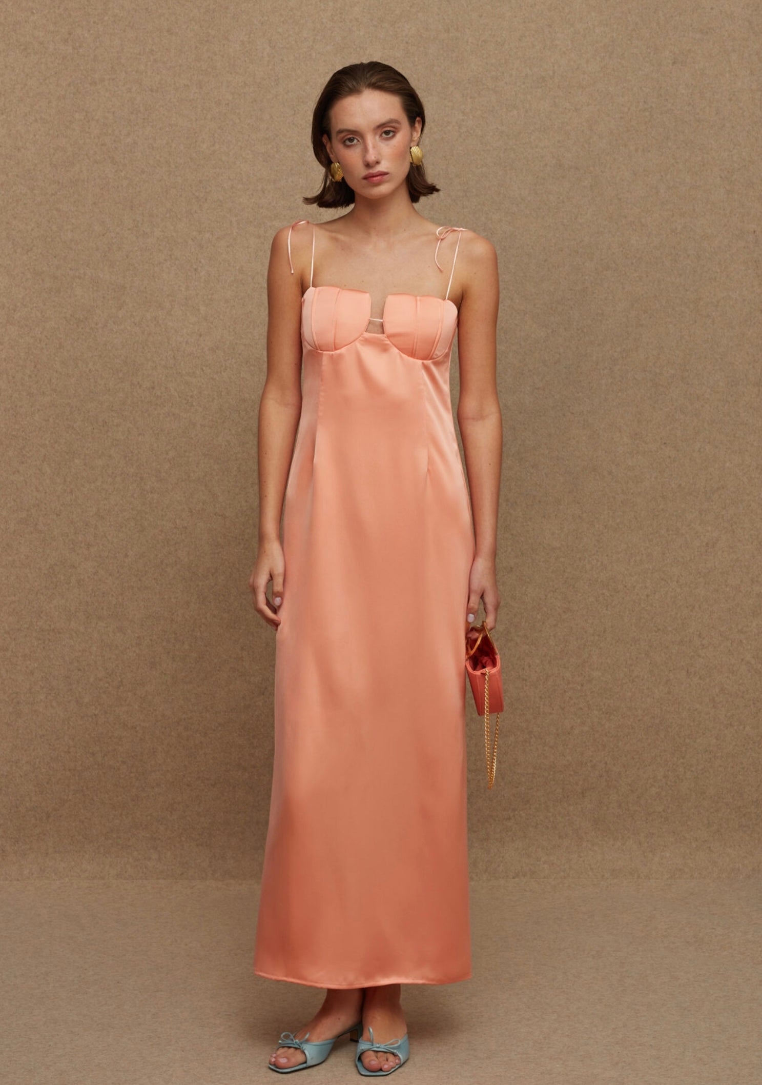 La Chaine ERRIKA DRESS PEACH