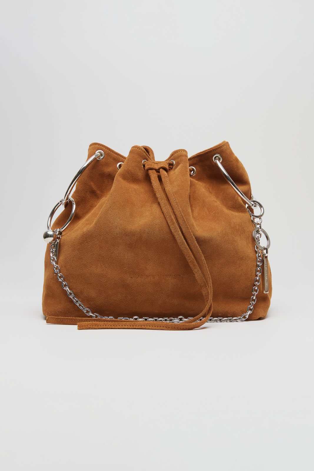 LEATHER TWIST ARIA LARGE SUEDE ΤΑΜΠΑ ΤΣΑΝΤΑ