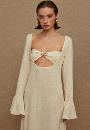 La Chaine CALDERA DRESS ECRU