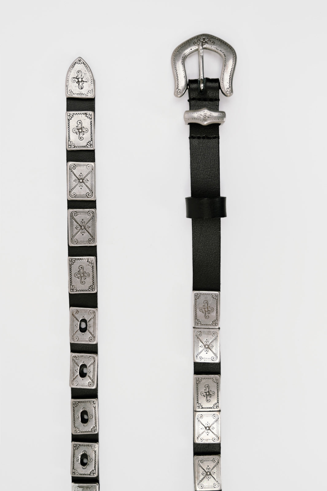 LEATHER TWIST AMARA ΜΑΥΡΗ ΑΣΗΜΙ ΑΓΚΡΑΦΑ ΖΩΝΗ