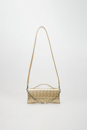 LEATHER TWIST JACKIE MINI ΧΡΥΣΗ ΤΣΑΝΤΑ
