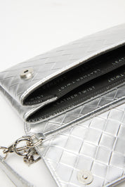 LEATHER TWIST JACKIE MINI ΑΣΗΜΙ ΤΣΑΝΤΑ