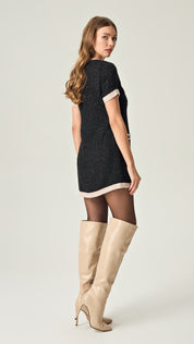 PARISIAN CHIC MINI TWEED DRESS - COMING SOON