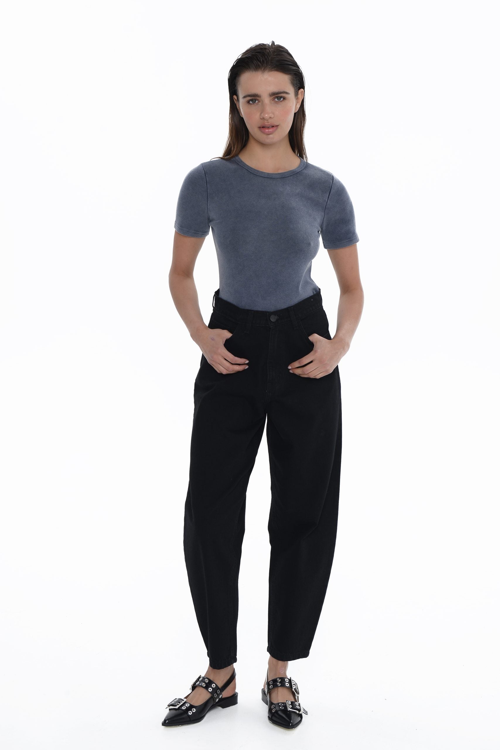 Lima Slouchy Black