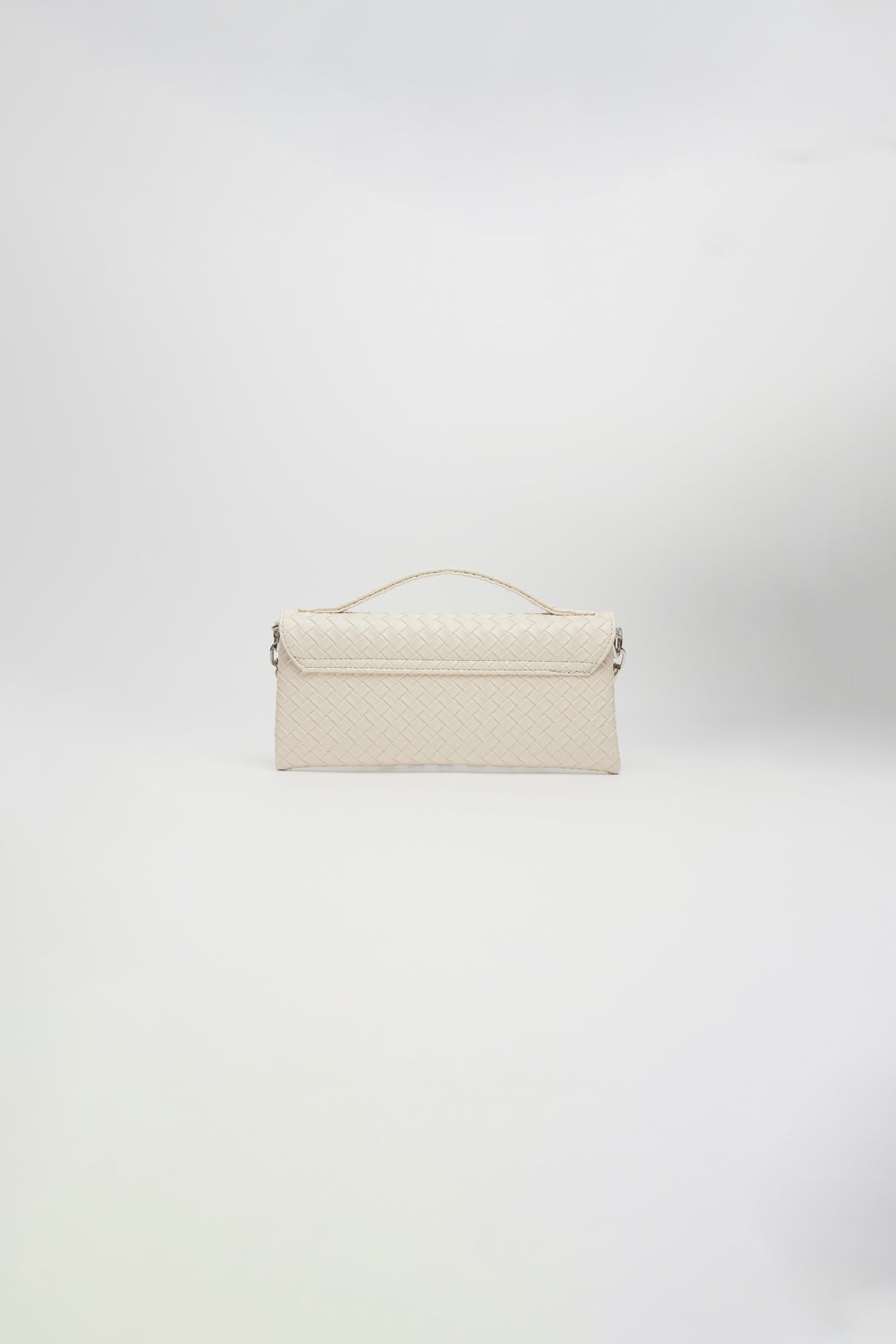 LEATHER TWIST JACKIE MINI ΕΚΡΟΥ ΤΣΑΝΤΑ