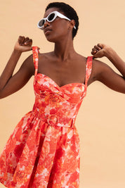 EVELEYA SUNSET DREAM 100% COTTON DRESS
