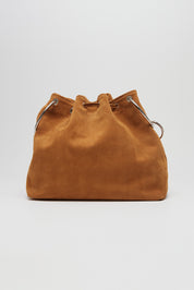LEATHER TWIST ARIA LARGE SUEDE ΤΑΜΠΑ ΤΣΑΝΤΑ