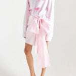 MILKWHITE Pink Oversized Shirt