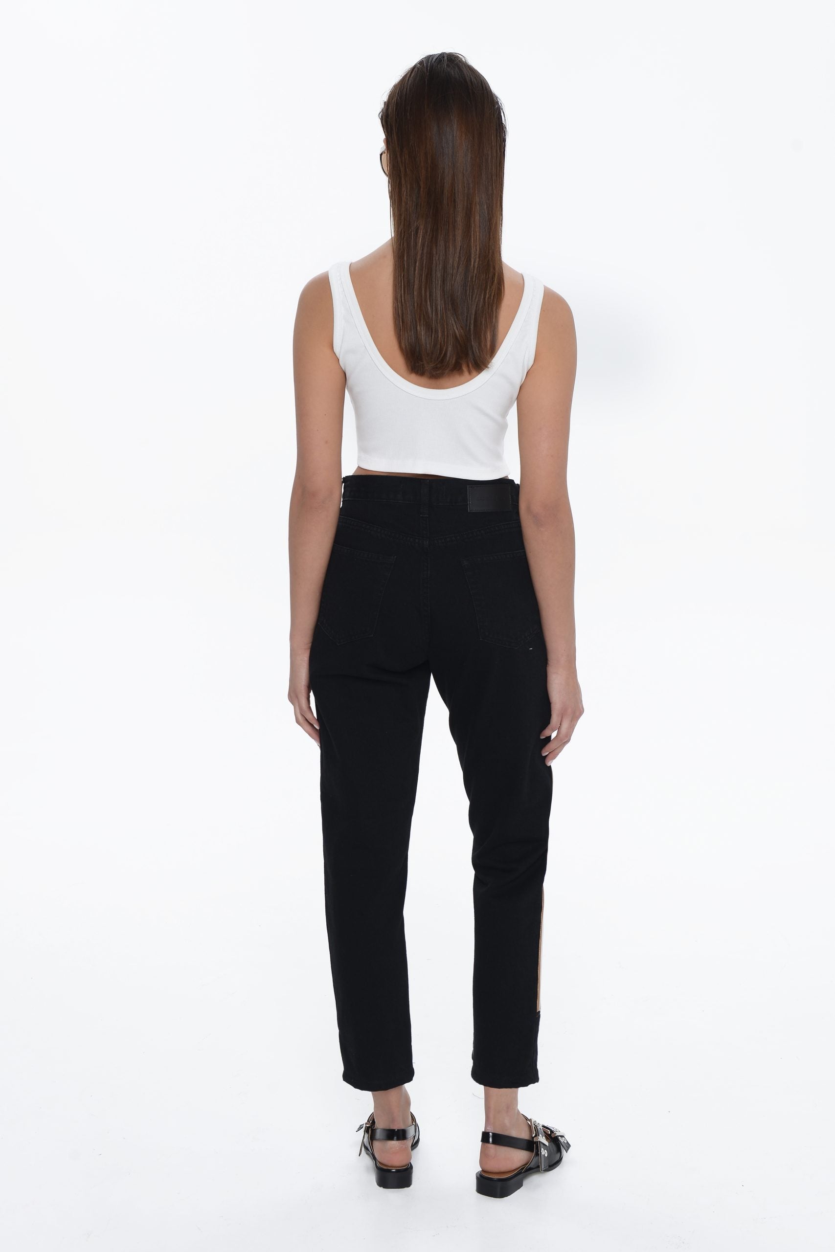 Sac & Co Mariliza Bamboo Crop Top White
