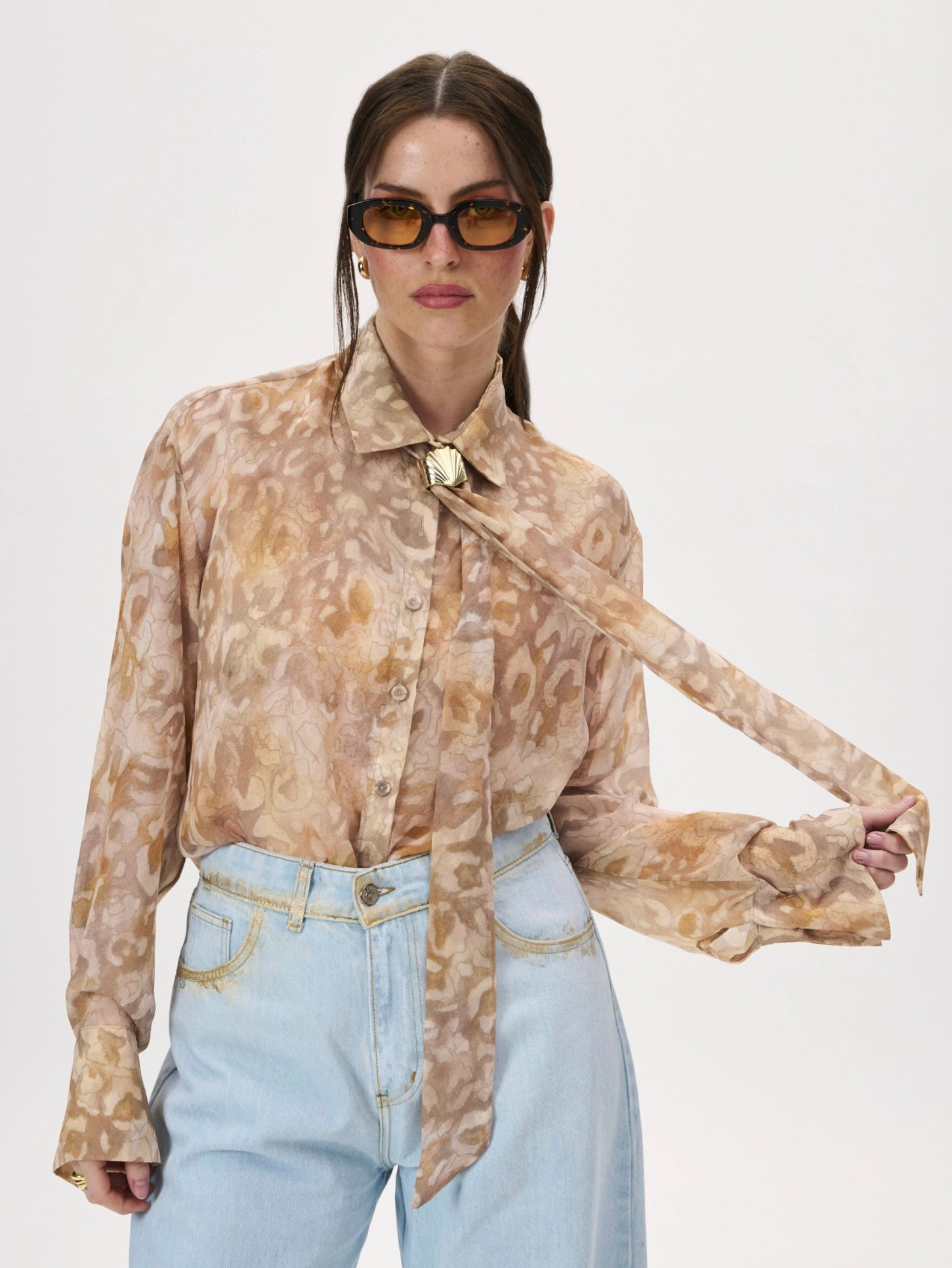 PROJECT SOMA AYANNA BEIGE SHIRT