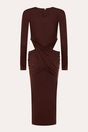 CASANDRA MARRONE DRESS