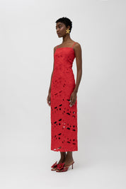 AMARA RED DRESS