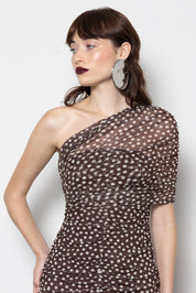 MALLORY MONSOON POLKA DOT DRESS