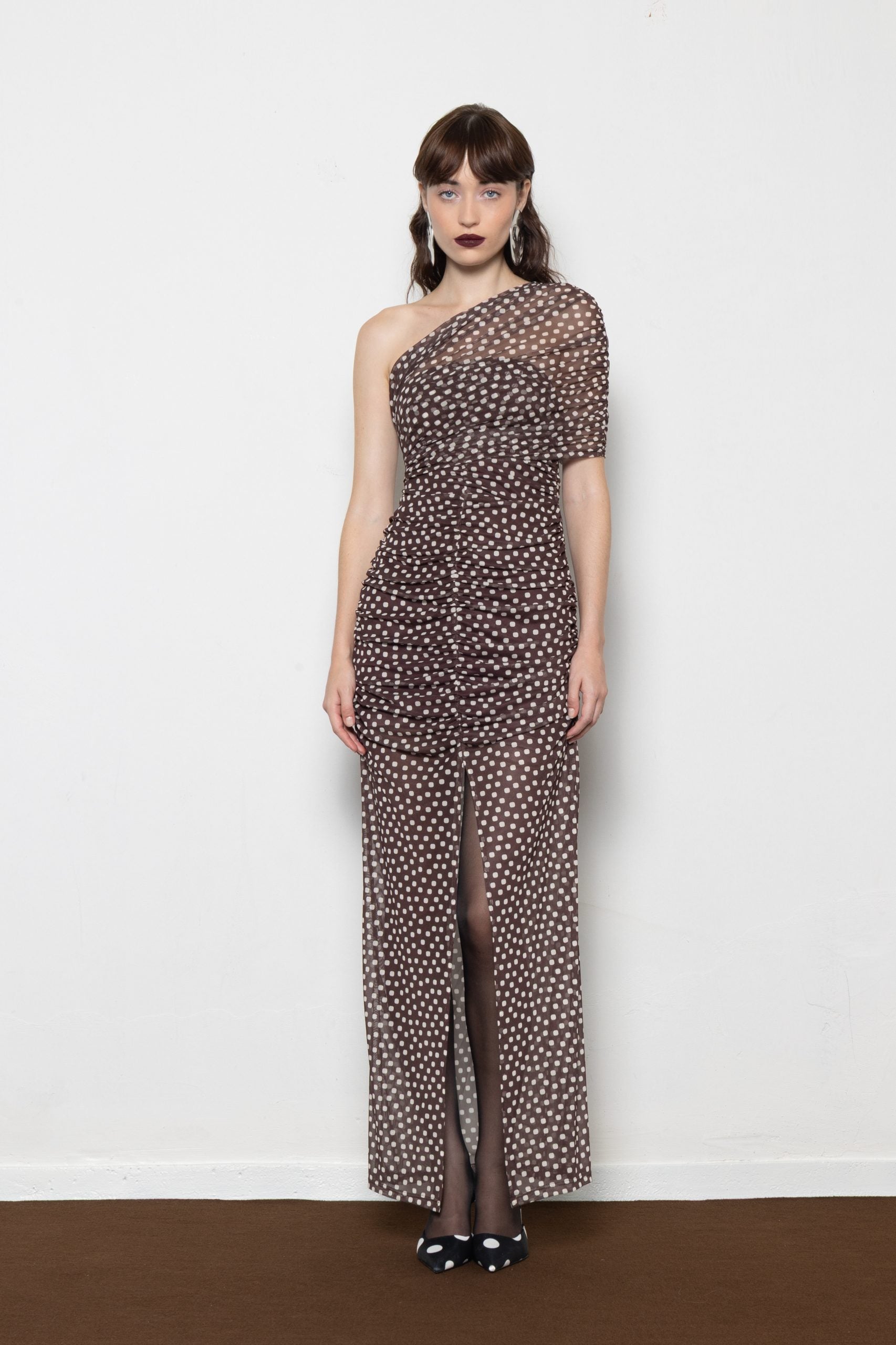 MALLORY MONSOON POLKA DOT DRESS