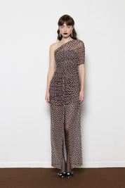 MALLORY MONSOON POLKA DOT DRESS