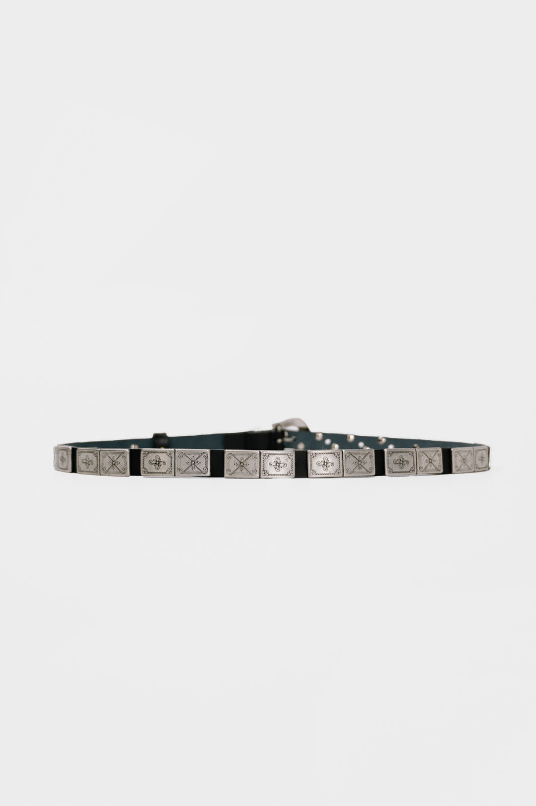 LEATHER TWIST AMARA ΜΑΥΡΗ ΑΣΗΜΙ ΑΓΚΡΑΦΑ ΖΩΝΗ