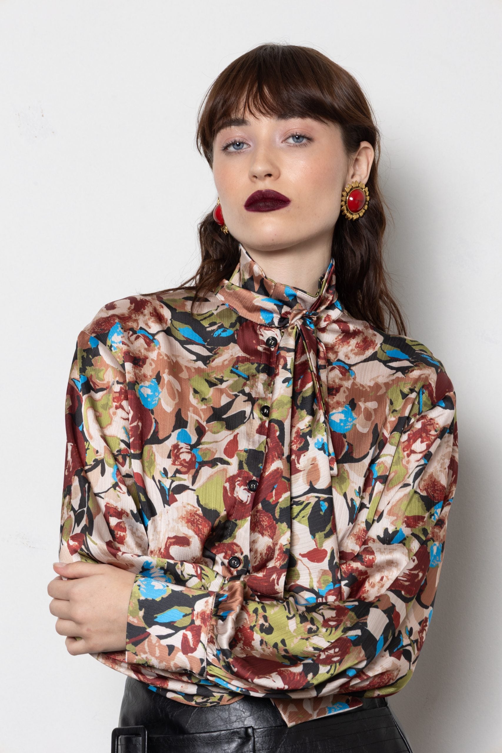 MALLORY TWILLA FLORAL SHIRT