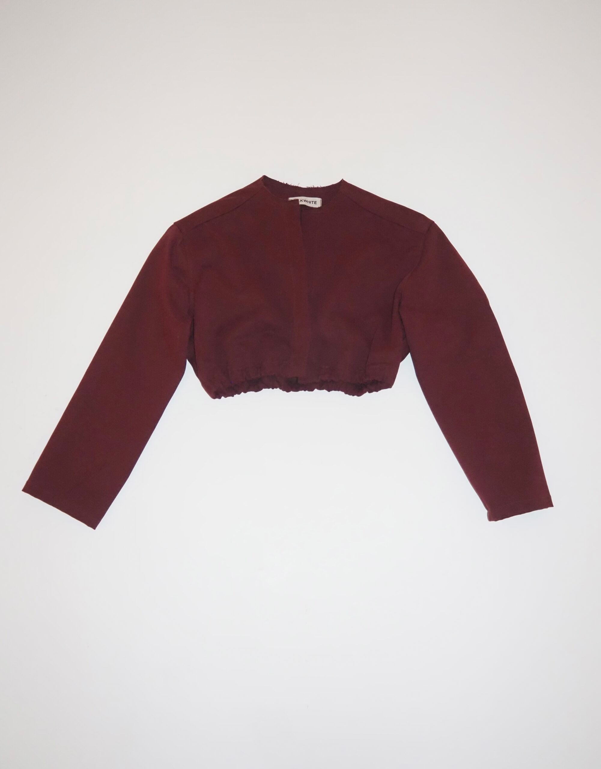 CROP TOP BORDEAUX