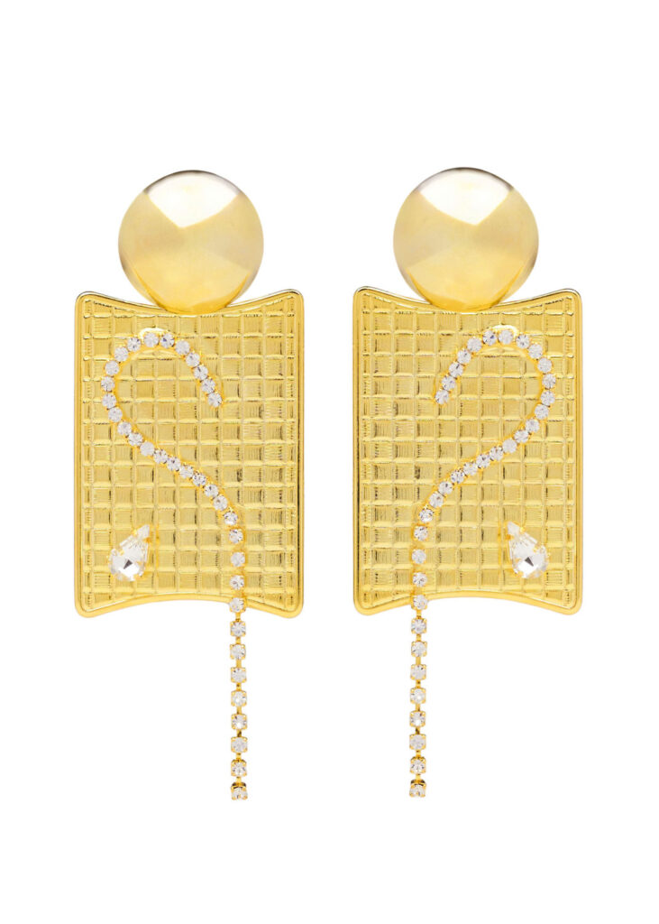CHAOS EARRINGS (GOLD)