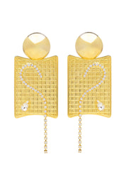 CHAOS EARRINGS (GOLD)