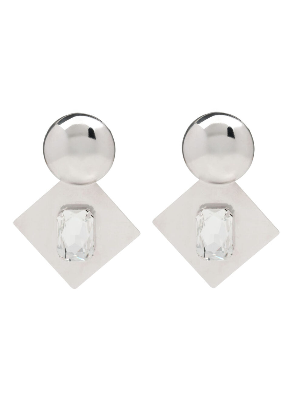 FOVOS EARRINGS (SILVER/CRYSTAL)