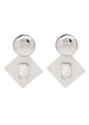 FOVOS EARRINGS (SILVER/CRYSTAL)