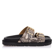 SANTE FLAT BLACK SHOES