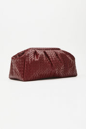 DIMI TEXTURED BORDEAUX BAG