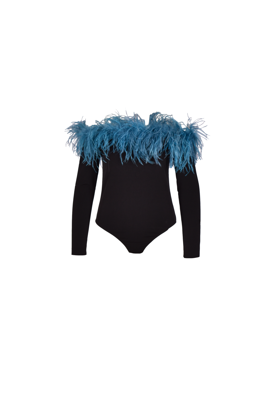 BLUE FEATHER BODYSUITS