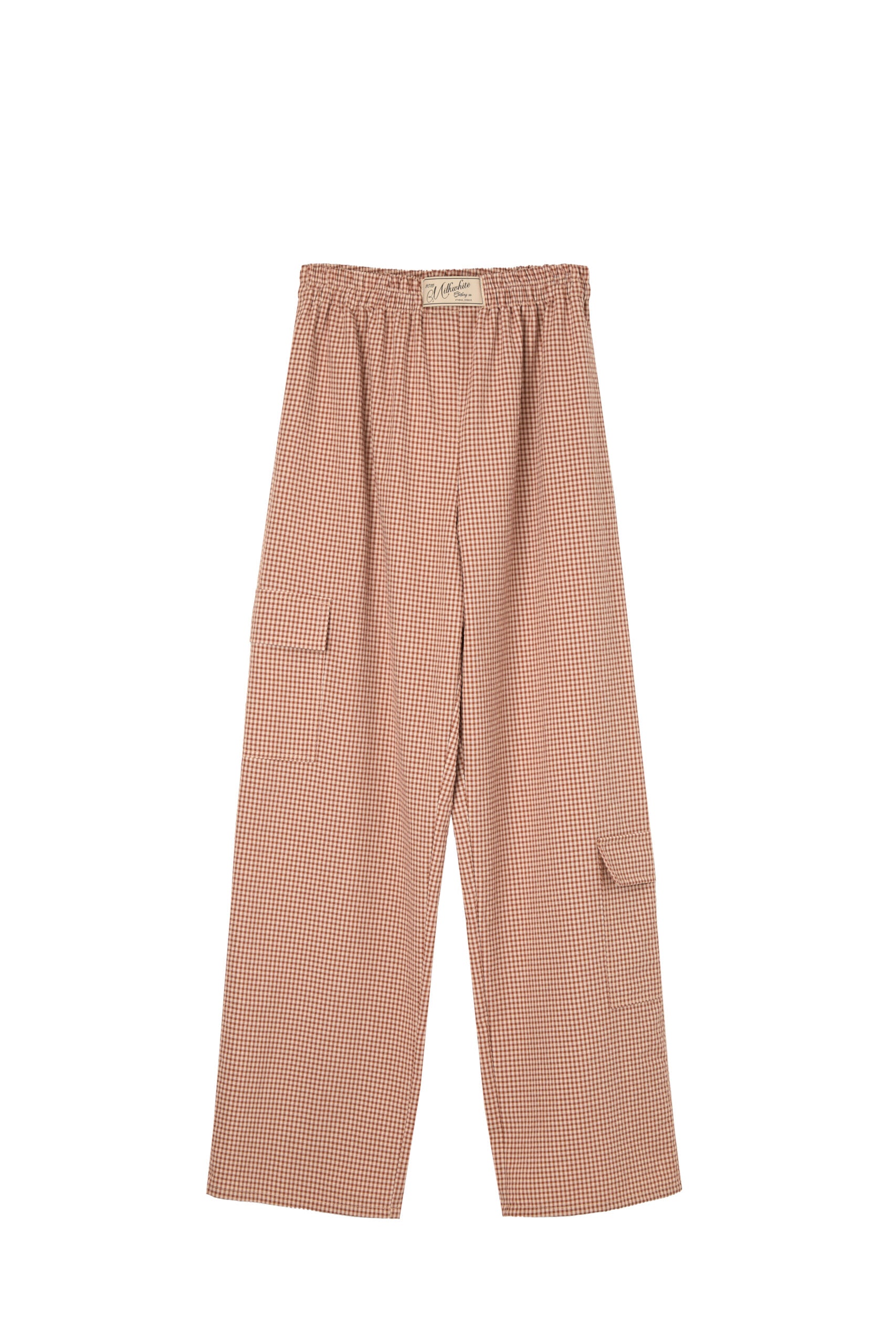MILK WHITE CARGO PANTS